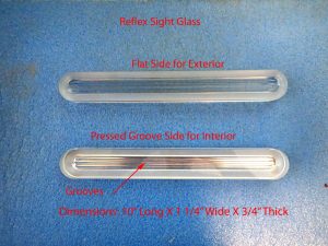 Overview of a Reflex gauge glass.